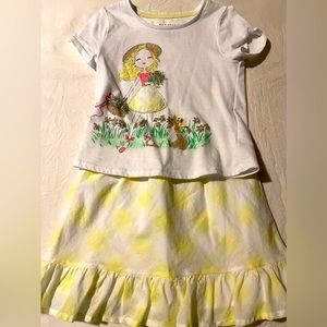 Max Studio Girls Shirt & Skirt Set